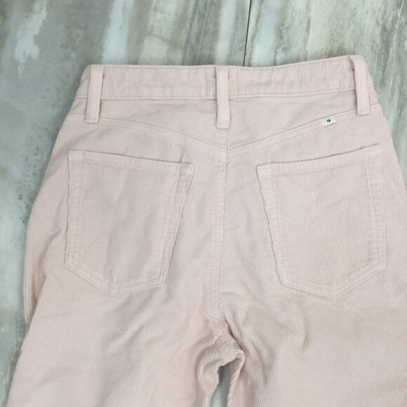 Aritzia Sunday Best High Rise Light Pink Corduroy Jean 2 - Picture 7 of 10